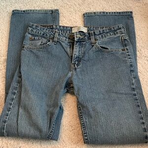 Levi Strauss stretch low rise bootcut jeans 6